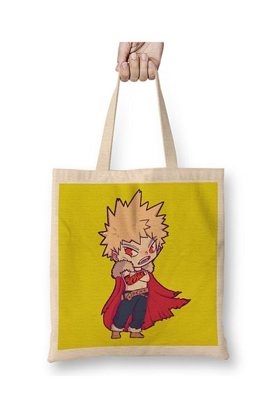 Baskı Dükkanı Fantasy Bakugou 01 υφασμάτινη τσάντα με μακριά λαβή