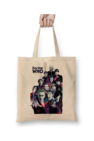 Baskı Dükkanı Υφασμάτινη τσάντα Doctor Who The Fourte 02 με μακριά λαβή
