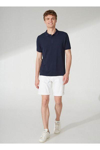ALTINYILDIZ CLASSICS Ανδρικό μπλουζάκι πόλο Navy Blue 4a9000000003