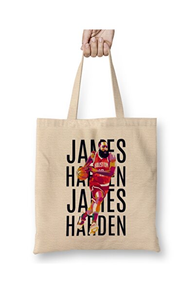 Baskı Dükkanı Džejms Harden Tkanina Torba Duga Sa ručkom