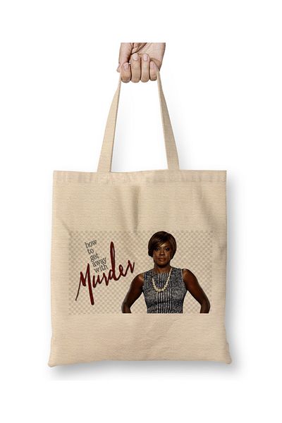 Baskı Dükkanı How To Get Away With Murder 03 υφασμάτινη τσάντα με μακριά λαβή