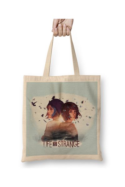 Baskı Dükkanı Life Is Strange Consequences υφασμάτινη τσάντα με μακριά λαβή