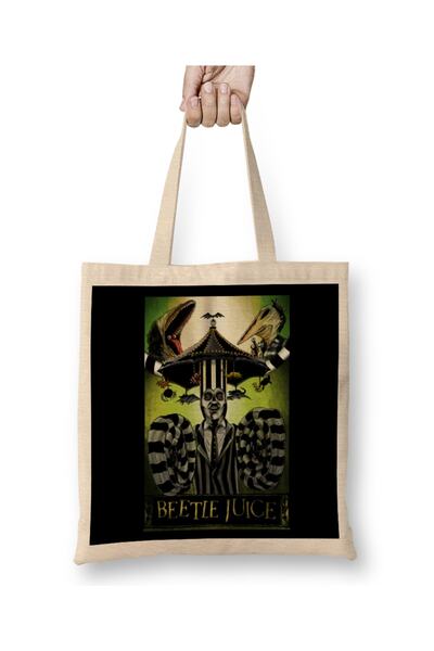Baskı Dükkanı Beetlejuice 01 Tkanina Torba Duga Sa ručkom