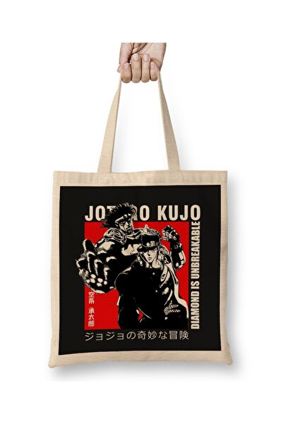 Baskı Dükkanı Jotaro Kujo 038 Tkanina Torba Dugačka Sa ručkom