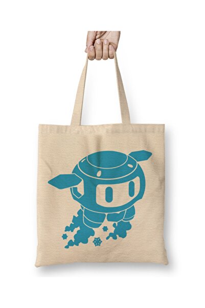 Baskı Dükkanı Mei Little Helper Overwatch tkanina Torba duga Sa ručkom