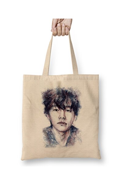 Baskı Dükkanı Bts Taehyungova tkanina za selfije Torba duga Sa ručkom