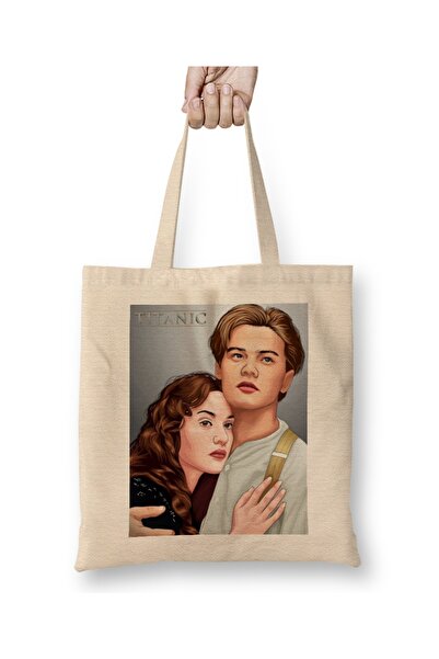 Baskı Dükkanı حقيبة فيلم عاشق روز وجاك تيتانيك بمقبض طويل