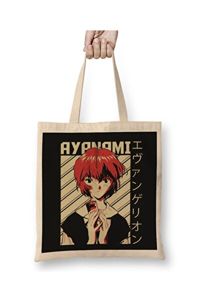 Baskı Dükkanı Evangelion Rei Ayanami odeća Torba duga Sa ručkom