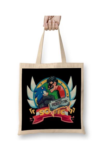 Baskı Dükkanı Sonic Роботизована Сумка з Довгими Ручками