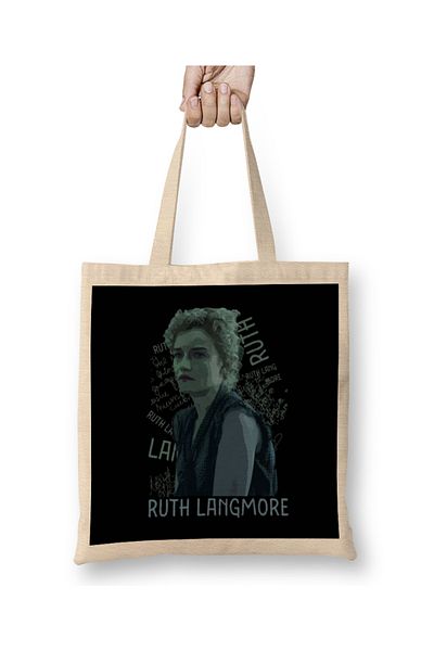 Baskı Dükkanı Υφασμάτινη τσάντα τύπου Ruth Langmore με μακριά λαβή