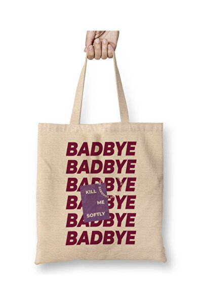 Baskı Dükkanı Bad Bye Purple Mono Collection Bts Tkanina Torba Duga Sa ručkom