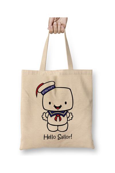 Baskı Dükkanı Ghostbusters Hello Sailor 01 Tkanina Torba Duga Sa ručkom