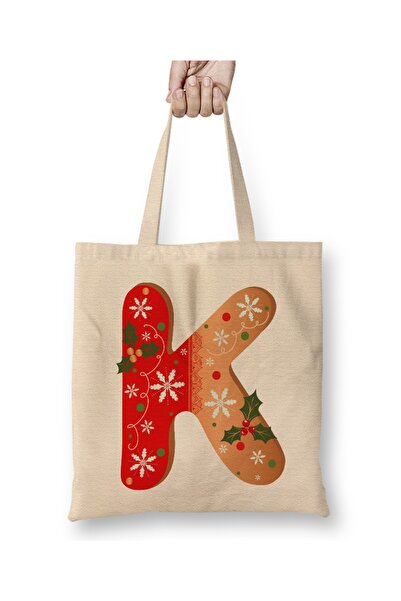 Baskı Dükkanı Slovo K Tkanina Torba Duga Sa ručkom