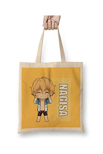 Baskı Dükkanı Besplatna Chibi Nagisa Hazuki tkanina Torba duga Sa ručkom