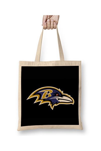 Baskı Dükkanı Baltimore Ravens 8-bitna tkanina Torba duga Sa ručkom