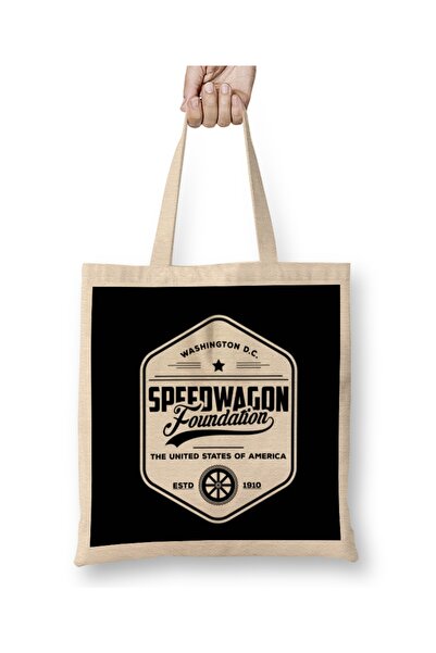 Baskı Dükkanı حقيبة يد جوجوس بيزار أدفنتشر سبيد واجون ريترو بمقبض طويل