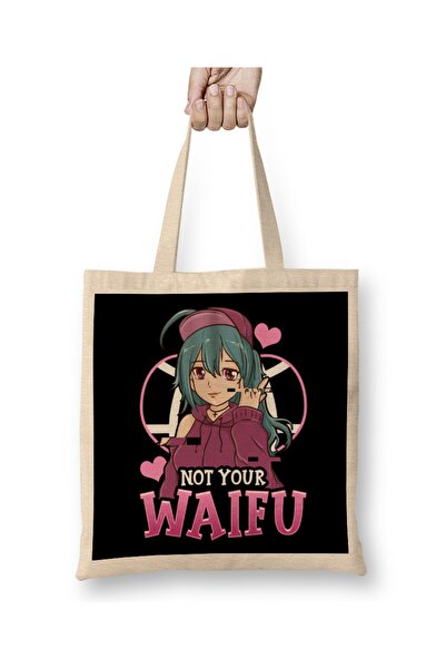 Baskı Dükkanı Slatka, ne tvoja waifu anime devojka, japanska manga, tkanina T...