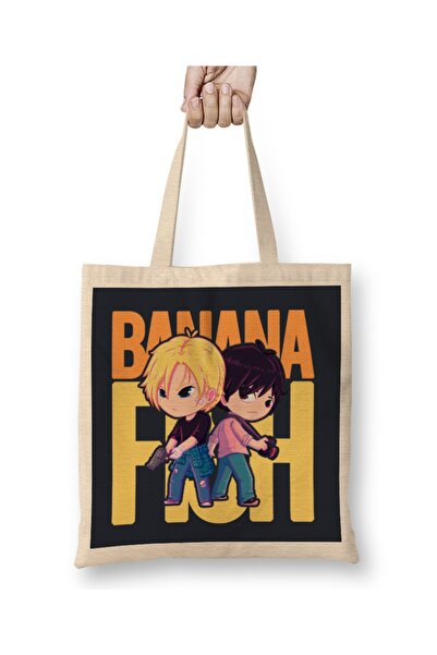 Baskı Dükkanı Banana Fish 01 Tkanina Torba Duga Sa ručkom