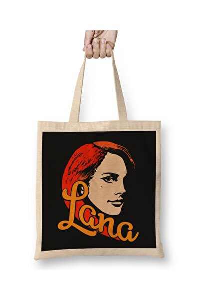 Baskı Dükkanı Lana Del Rey tkanina Torba duga Sa ručkom