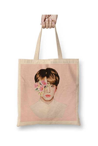 Baskı Dükkanı Bts Jungkook 01 Tkanina Torba Duga Sa ručkom