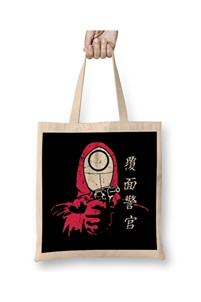 Baskı Dükkanı Squid Game Squid Love Cloth Torba Long Sa ručkom