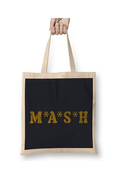 Baskı Dükkanı Retro MASH Logo υφασμάτινη τσάντα με μακριά λαβή