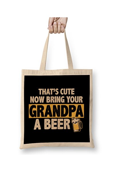 Baskı Dükkanı Smešno, to je slatko. Sada donesi svom dedi krpu za pivo Torba ...