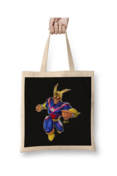Baskı Dükkanı My Hero Academia All Might odeća Torba duga Sa ručkom