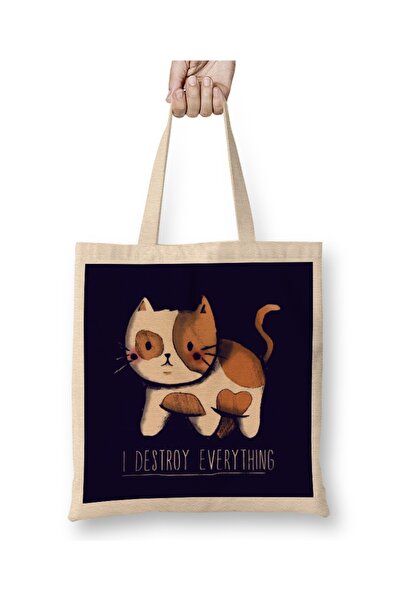 Baskı Dükkanı Uništavam sve Bez Torba Dugo Sa ručkom