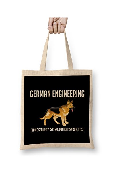 Baskı Dükkanı Nemački ovčar Inženjerski sistem kućne sigurnosti Bez Torba Dug...