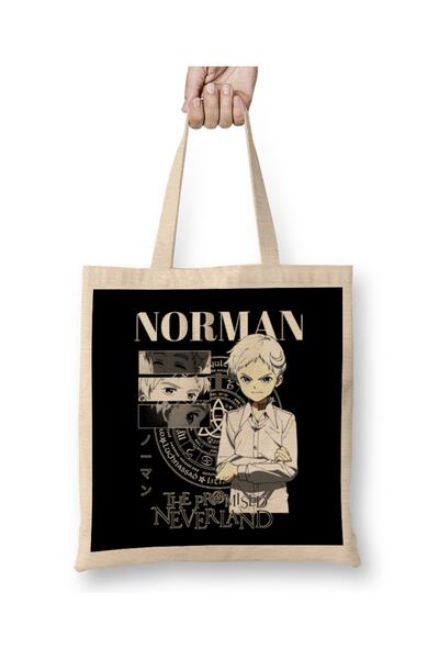 Baskı Dükkanı Norman tkanina Torba duga Sa ručkom