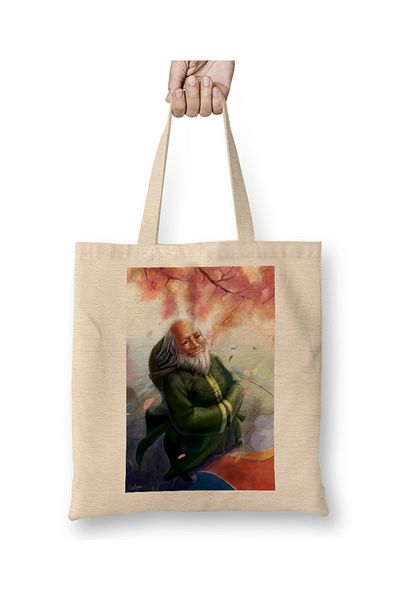Baskı Dükkanı Avatar For iroh 07 υφασμάτινη τσάντα με μακριά λαβή