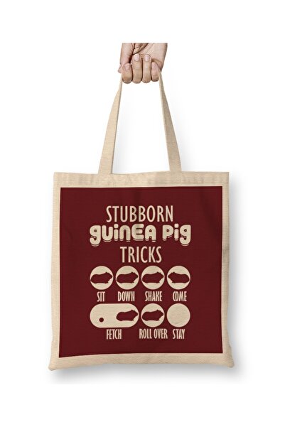 Baskı Dükkanı Tvrdoglavi trikovi sa zamorcima sa sedam stilova tkanine Torba ...