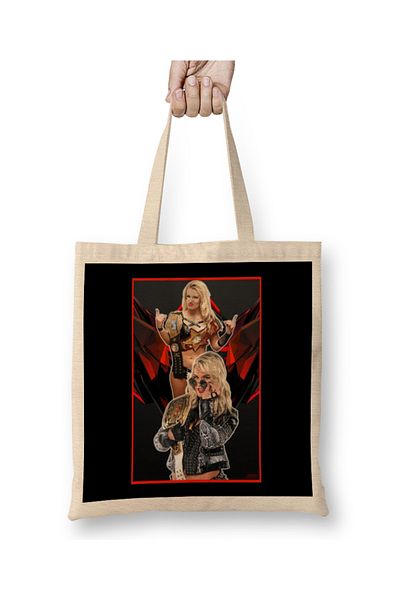 Baskı Dükkanı Geantă din pânză Toni Storm Poster Mâner lung