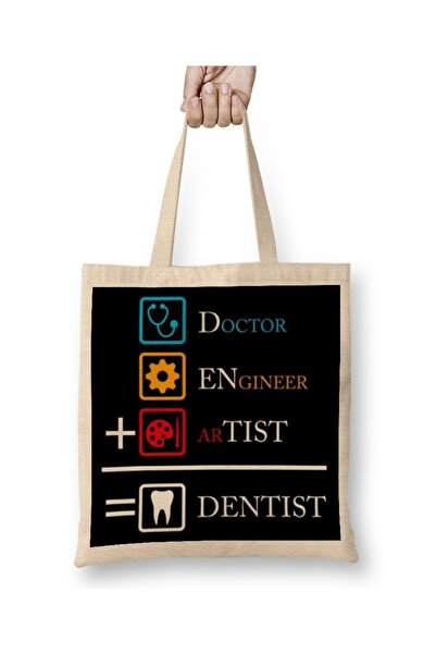 Baskı Dükkanı Tkanina za DNK drvo Torba duga Sa ručkom