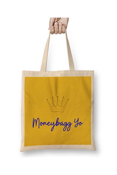 Baskı Dükkanı Moneybagg Yo GIFT ART υφασμάτινη τσάντα με μακριά λαβή