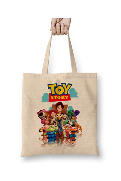 Baskı Dükkanı Story Estoy Toy Story Geantă din pânză cu mâner lung