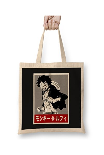 Baskı Dükkanı One Piece Monkey D Luffy 06 Tkanina Torba Duga Sa ručkom