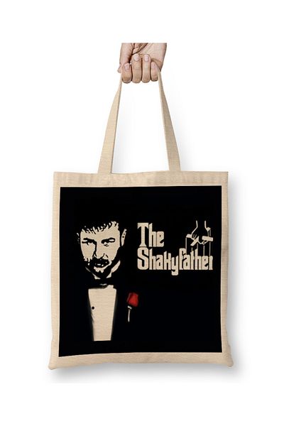 Baskı Dükkanı Azer Bülbül The Shakfather υφασμάτινη τσάντα με μακριά λαβή