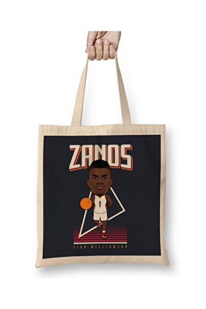 Baskı Dükkanı Zion Williamson Zion Zanos Tkanina Torba Duga Sa ručkom