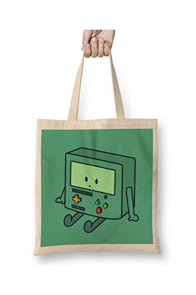 Baskı Dükkanı Adventure Time Baby Bmo pelena Torba duga Sa ručkom