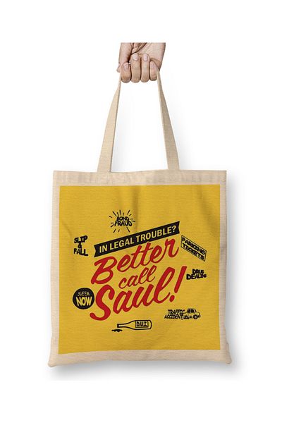 Baskı Dükkanı Better Call Saul 01 Geantă din pânză cu mâner lung