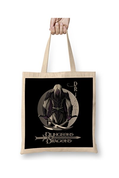 Baskı Dükkanı Dungeons And Dragons 03 Tkanina Torba Duga Sa ručkom