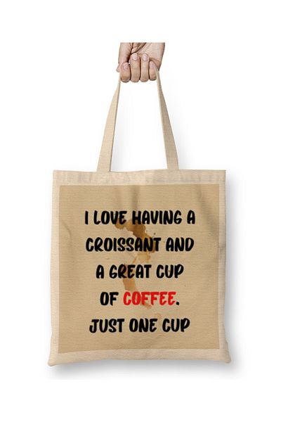 Baskı Dükkanı CAT Funny Coffee Drinks Lover Gift Quote - Vintage ρετρό υφασμάτινη τσάντα σε στυλ ουράνιου τόξου με μακριά λαβή