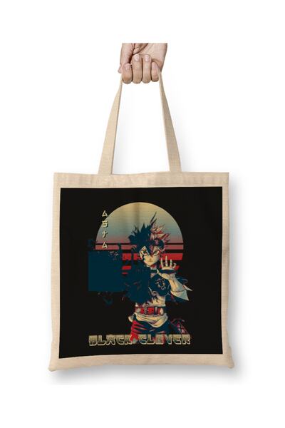 Baskı Dükkanı Asta Black Clover 05 Tkanina Torba Duga Sa ručkom