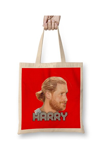 Baskı Dükkanı PRINC HARI Tkanina Torba Duga Sa ručkom