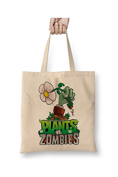 Baskı Dükkanı Tkanina Plants vs Zombies Torba Duga Sa ručkom