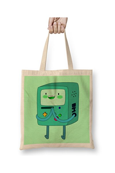 Baskı Dükkanı Adventure Time Bmo 07 Tkanina Torba Duga Sa ručkom