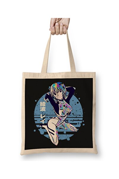 Baskı Dükkanı Anime Rei Ayanami odeća Torba duga Sa ručkom