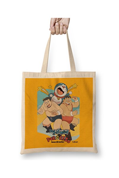 Baskı Dükkanı Doraemon 06 Tkanina Torba Duga Sa ručkom